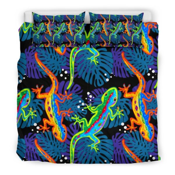 Pattern Print Lizard Duvet Cover Bedding Set
