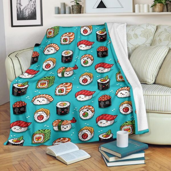 Pattern Print Sushi Blanket