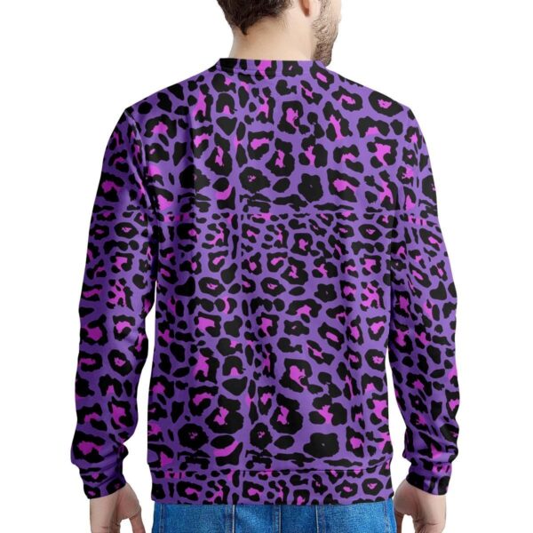 Purple Leopard Men’s Sweatshirt