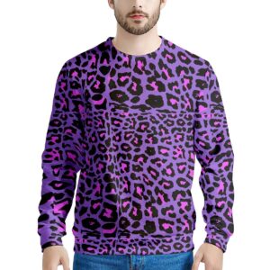 Purple Leopard Mens Sweatshirt 1e75a95c 30d4 440a a075 77ff433a70e3