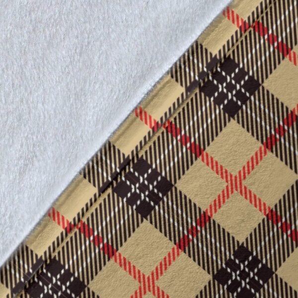 Tartan Scottish Beige Plaids Blanket