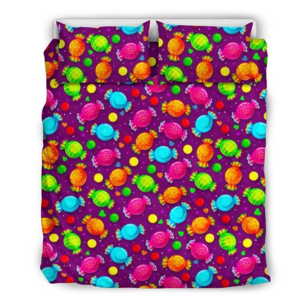Toffee Candy Pattern Print Duvet Cover Bedding Set