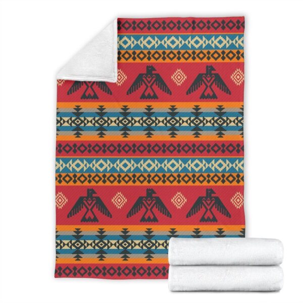 Tribal Navajo Native Indians American Aztec Print Blanket