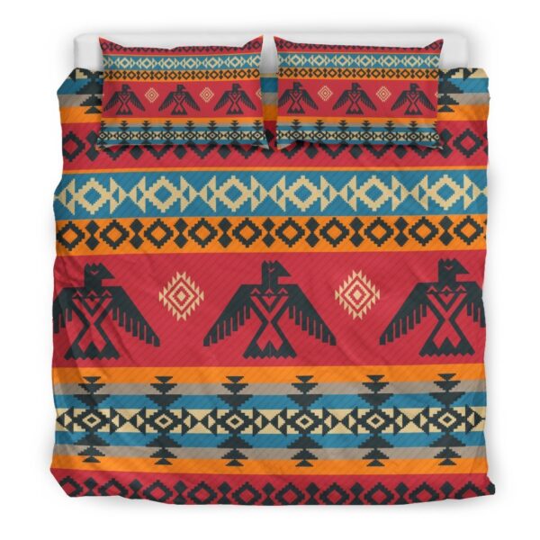 Tribal Navajo Native Indians American Aztec Print Duvet Cover Bedding Set