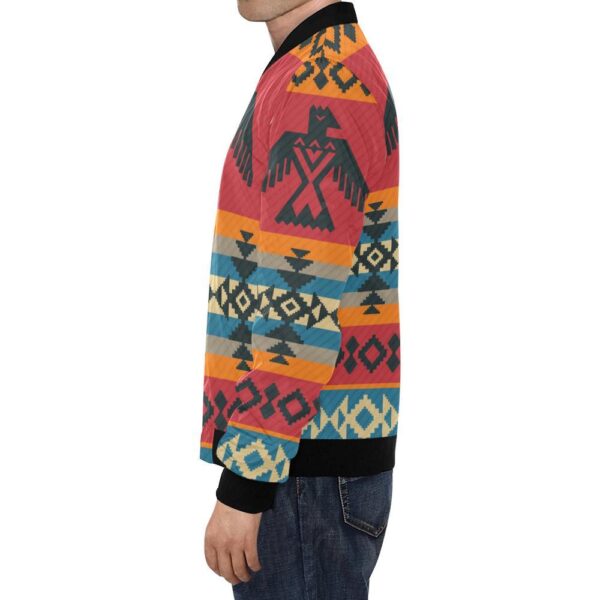 Tribal Navajo Native Indians American Aztec Print Men’s Bomber Jacket