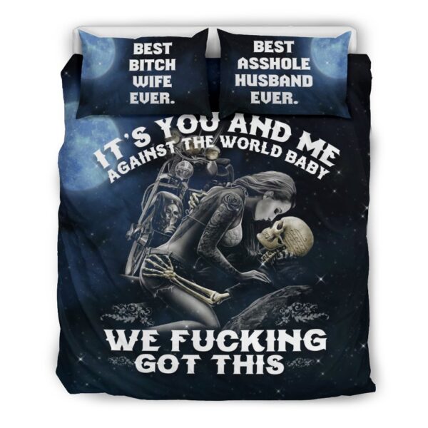 You and me against the world… Pillow & Duvet Covers Bedding Set